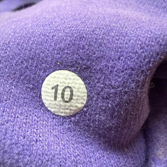 Lululemon Size 10 Purple Rocksteady Pigeon Scuba Hoodie Full-Zip Fleece Jacket - Picture 3 of 16